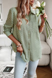 Devine Collared Neck Long Sleeve Pocketed Shirt