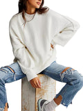 Round Neck Long Sleeve Sweater