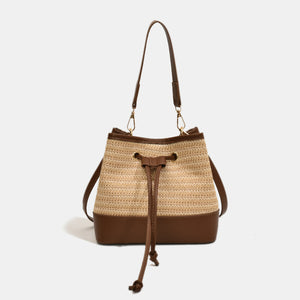 Straw Braided Shoulder Bag